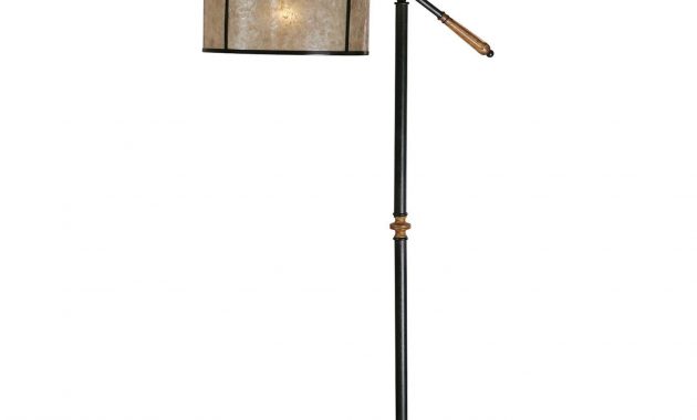 Uttermost 28584 1 Sitka Floor Lamp 16w In Aged Black And with dimensions 1600 X 1600