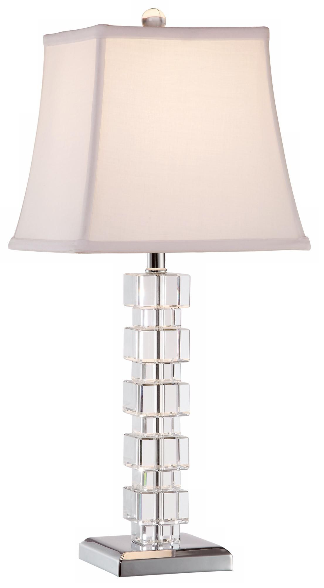 Vienna Full Spectrum Stacked Crystal Cubes Table Lamp Ken And Jo inside proportions 1105 X 2000