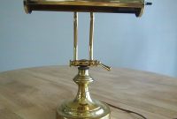 Vintage Brass Library Desk Lamp Vintage Antique Brass Table Lamp Coho with regard to measurements 1450 X 1500