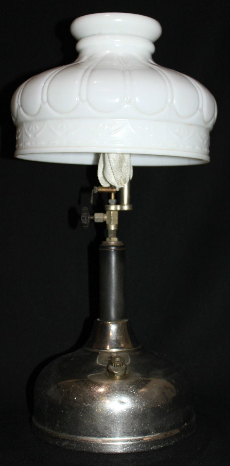 Vintage Coleman Quick Lite Gas Lantern Camping Table Lamp Milk Glass pertaining to dimensions 789 X 1600