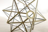 Vintage Glass Star Shape Lamp Shades In Brass Pair Of Glass Star in dimensions 1000 X 1000