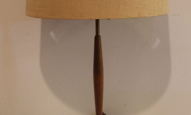 Vintage Mid Century Modern Brass Walnut Gerald Thurston Lightolier within proportions 1000 X 1500