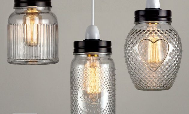 Vintage Retro Stye Glass Jar Ceiling Pendant Light Lamp Shade inside sizing 1000 X 1000