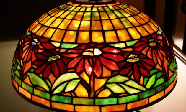 Vintage Stained Glass Hanging Lamp Antique Tiffany Chandelier Lamps in proportions 1000 X 803