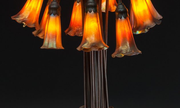 Wanted Tiffany Lily Lamp Excellent Lilly Lampe Base Pond Glass pertaining to measurements 823 X 1030