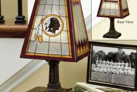 Washinton Redskins Art Glass Lamp for size 1000 X 1000