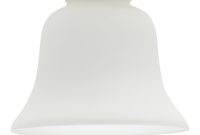 White Glass Lamp Shade Bell Shaped Lamp Shade pertaining to proportions 1000 X 1000