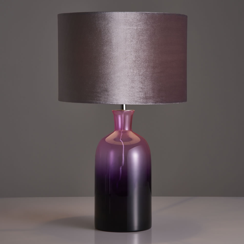 Wilko Ombre Table Lamp Purple Wilko for measurements 1000 X 1000