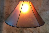 Willpower Rawhide Lamp Shade Buckskin Lampshade 24 Santa Fe Company with regard to size 2196 X 2058