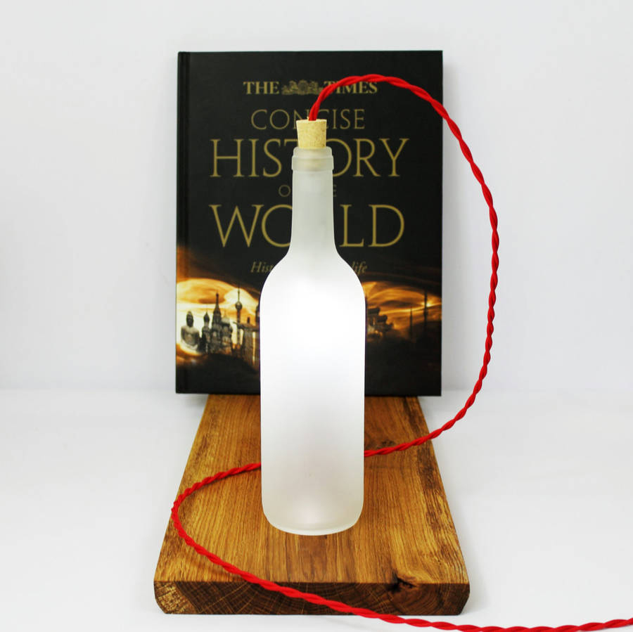 Wine Bottle Table Lamp U Rok Design Notonthehighstreet in size 900 X 899