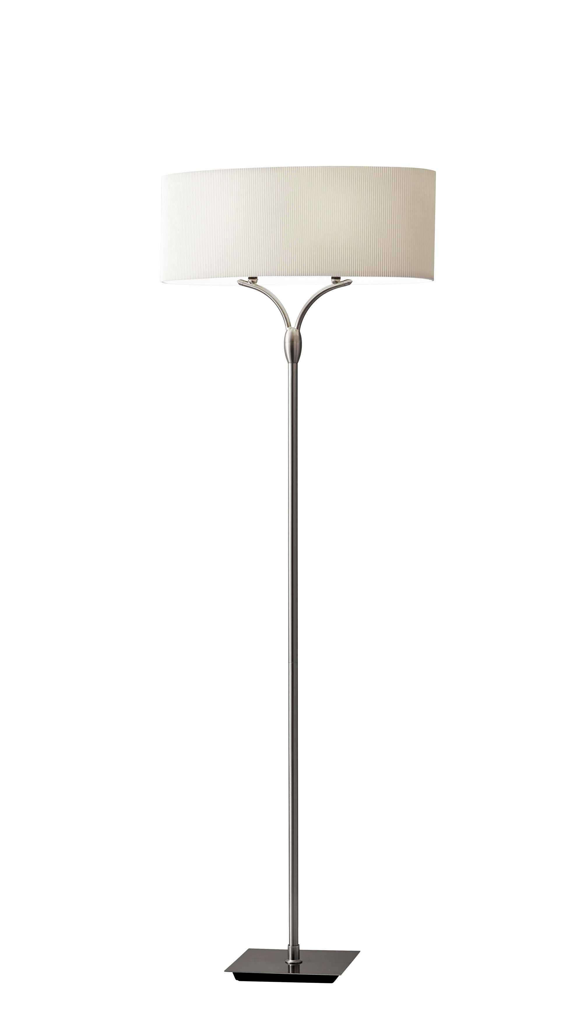 Wishbone Floor Lamp Adesso for proportions 2000 X 3464