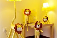 Yellow Lion Led Lamp Floor Lamp Cartoon Kids Floor Lamp 110v220v throughout size 1000 X 1000