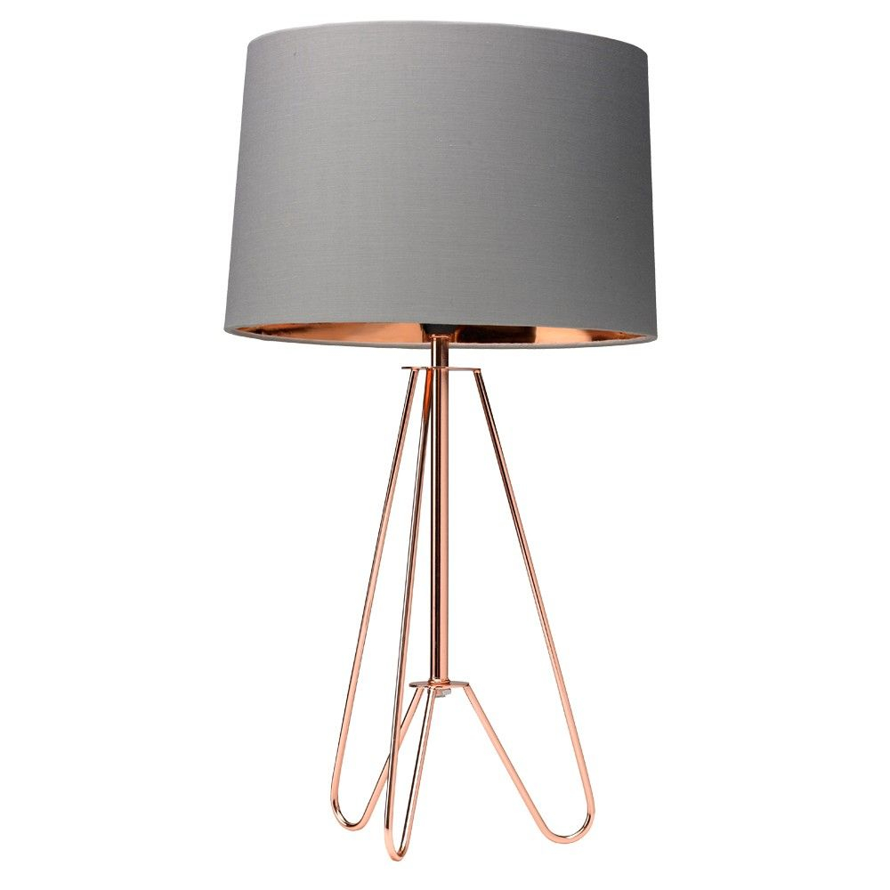 Ziggy Table Lamp Coppergrey Gray Bedrooms And Melbourne within size 1000 X 1000