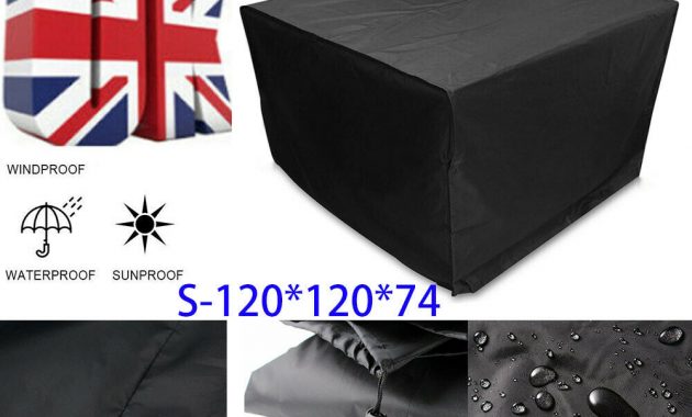 100 Waterproof Garden Patio Furniture Cover Table Square Cube Outdoor Covers Uk intended for size 1000 X 1000