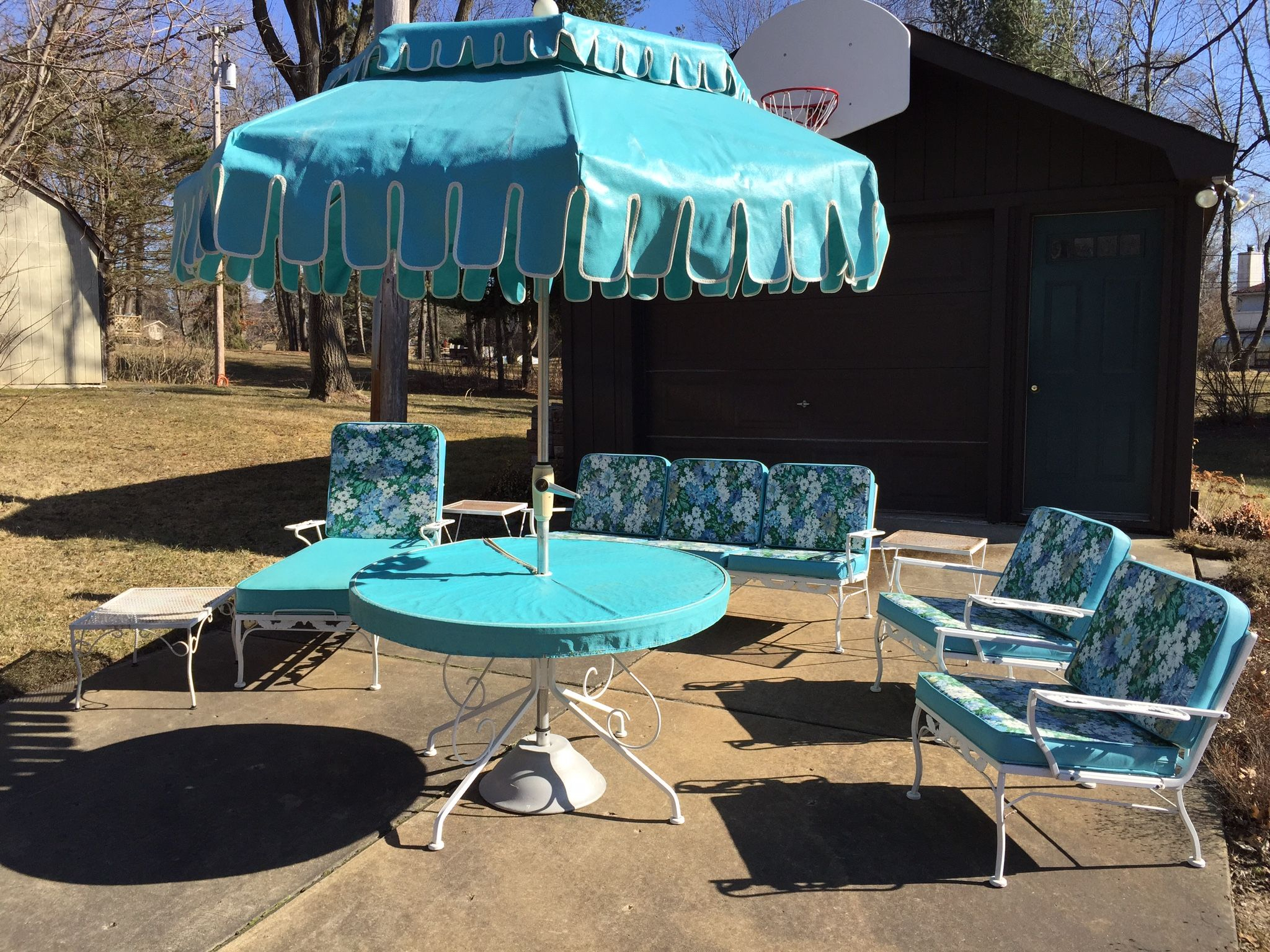 1960s Patio Set Stored In An Enclosed Porch For 50 Years within size 2048 X 1536