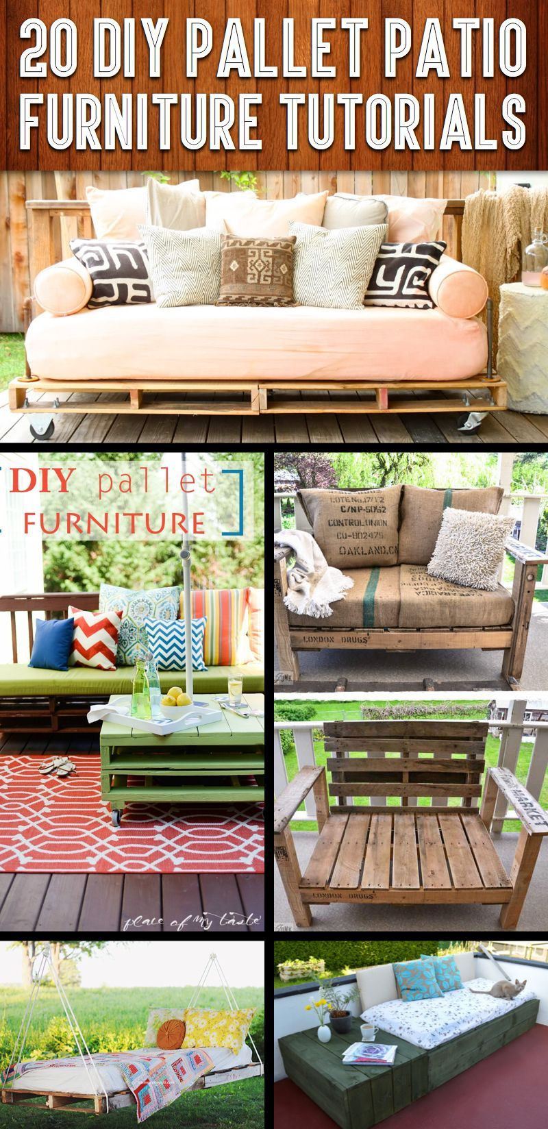 20 Diy Pallet Patio Furniture Tutorials For A Chic And for proportions 800 X 1648