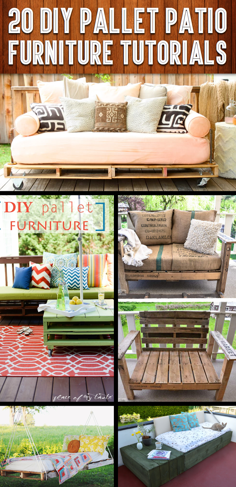 20 Diy Pallet Patio Furniture Tutorials For A Chic And in sizing 800 X 1648
