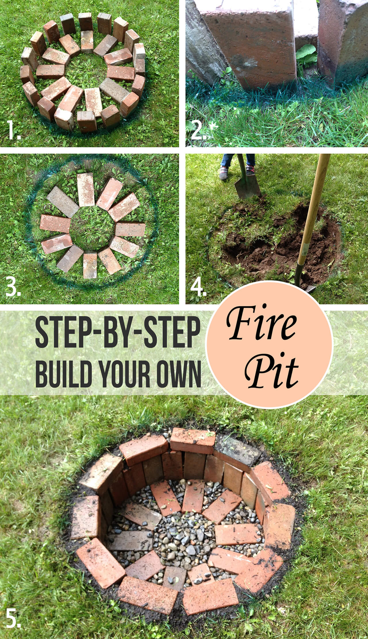 27 Best Diy Firepit Ideas And Designs For 2020 with size 1280 X 2224