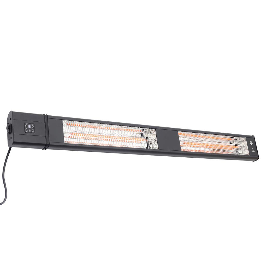 3000w Ceiling Or Wall Radiant Patio Heater Black Litecraft throughout size 1000 X 1000