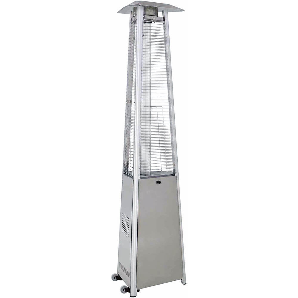 38000 Btu Outdoor Propane Heater Stainless Steel Triangular Pyramid Patio Heater for sizing 1000 X 1000