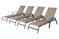 4 Pack Stack Sling Patio Lounge Chair Tan Room Essentials with regard to proportions 1000 X 1000