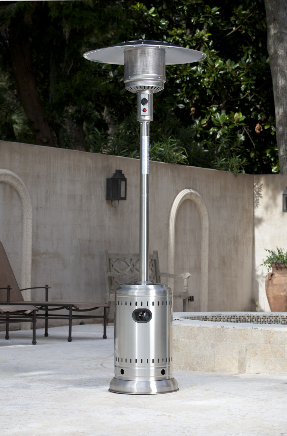 46000 Btu Stainless Steel Patio Heater Electric Fireplaces Toronto pertaining to sizing 1000 X 1520