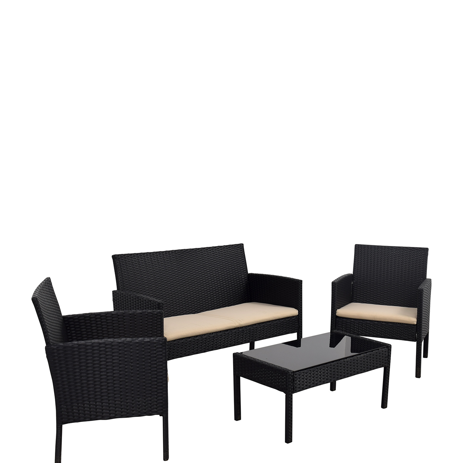 56 Off Radeway Radeway Black Outdoor Garden Patio Furniture Tables pertaining to measurements 1500 X 1500