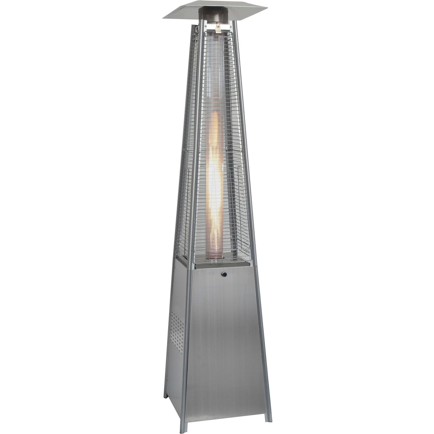 7 Ft Pyramid Propane Patio Heater In Stainless Steel intended for measurements 1500 X 1500