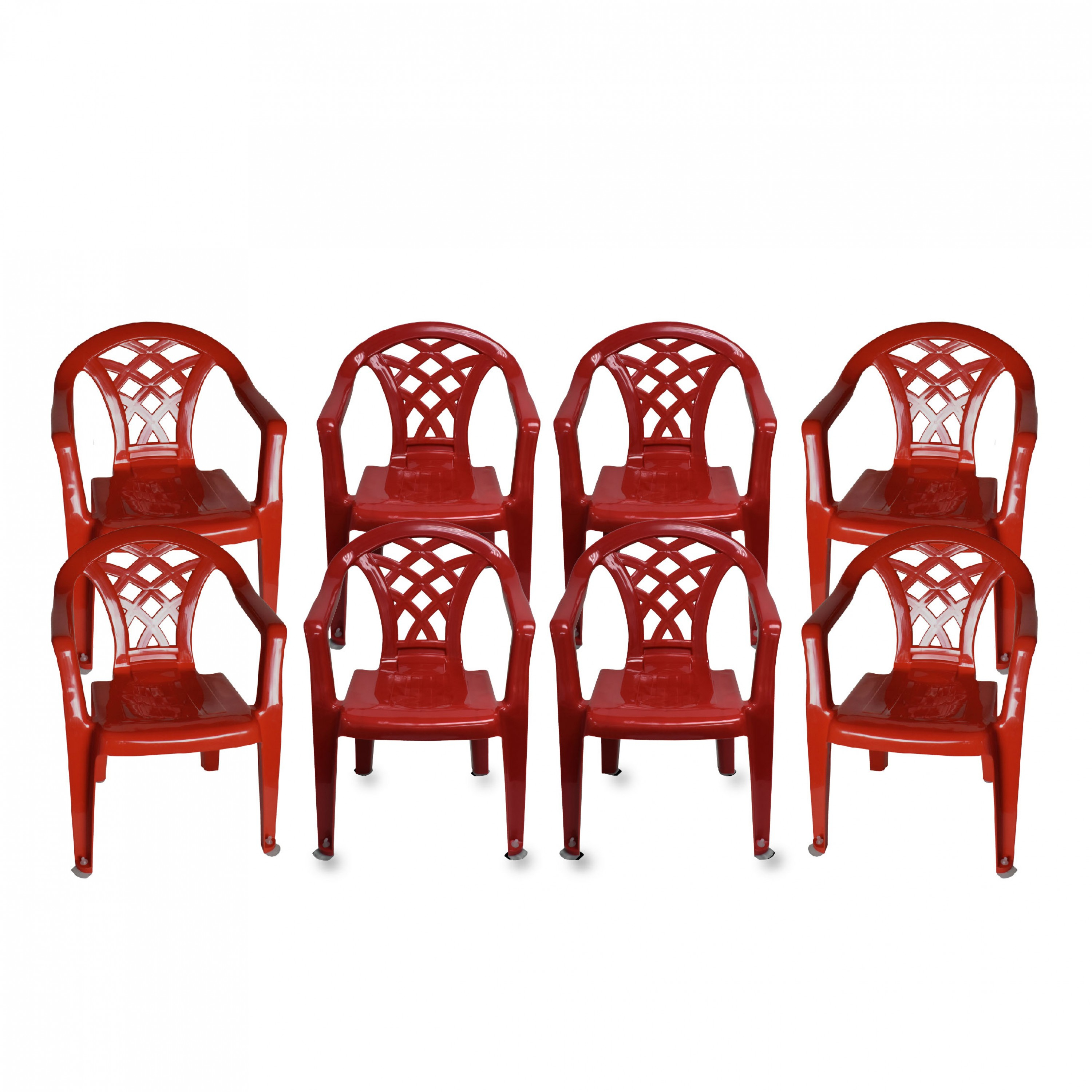 8 Pack Americanmaid Kids Chairs Red in sizing 3000 X 3000