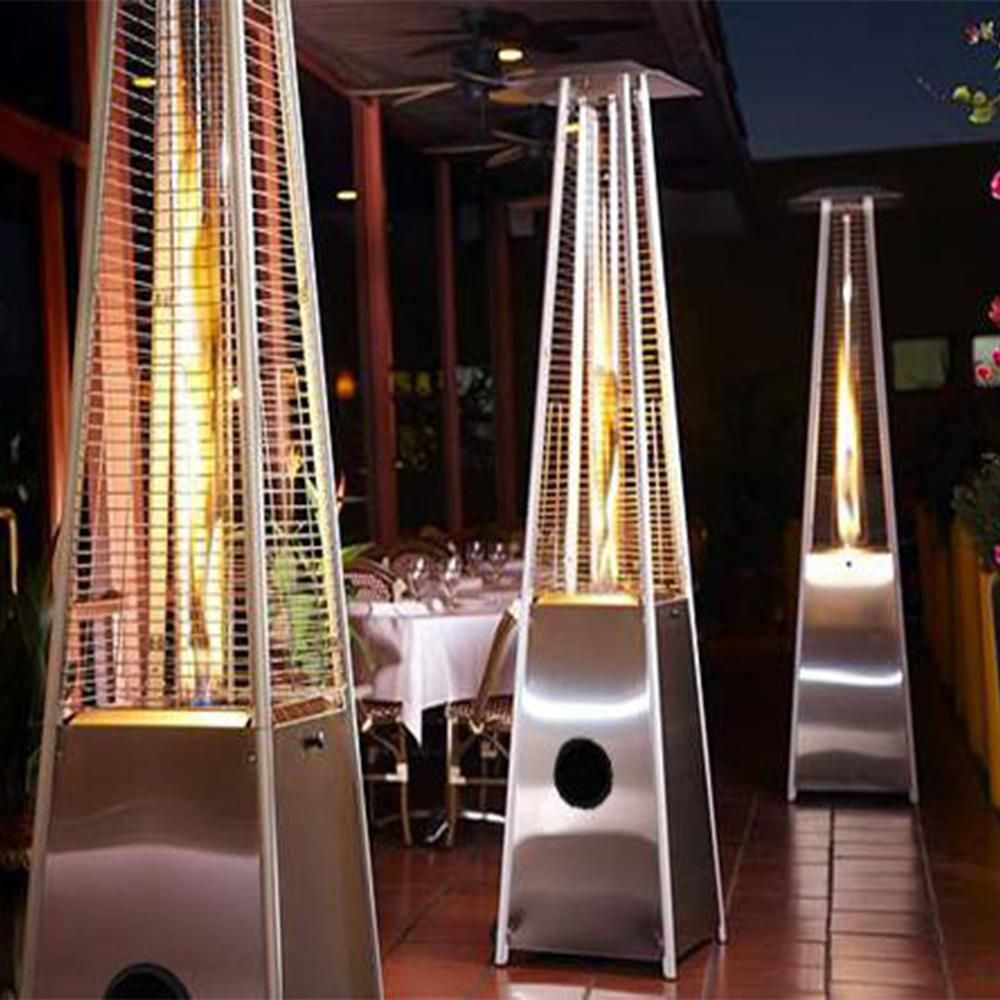 91 Tall Radiant Heat Glass Tube Outdoor Patio Heater inside dimensions 1000 X 1000