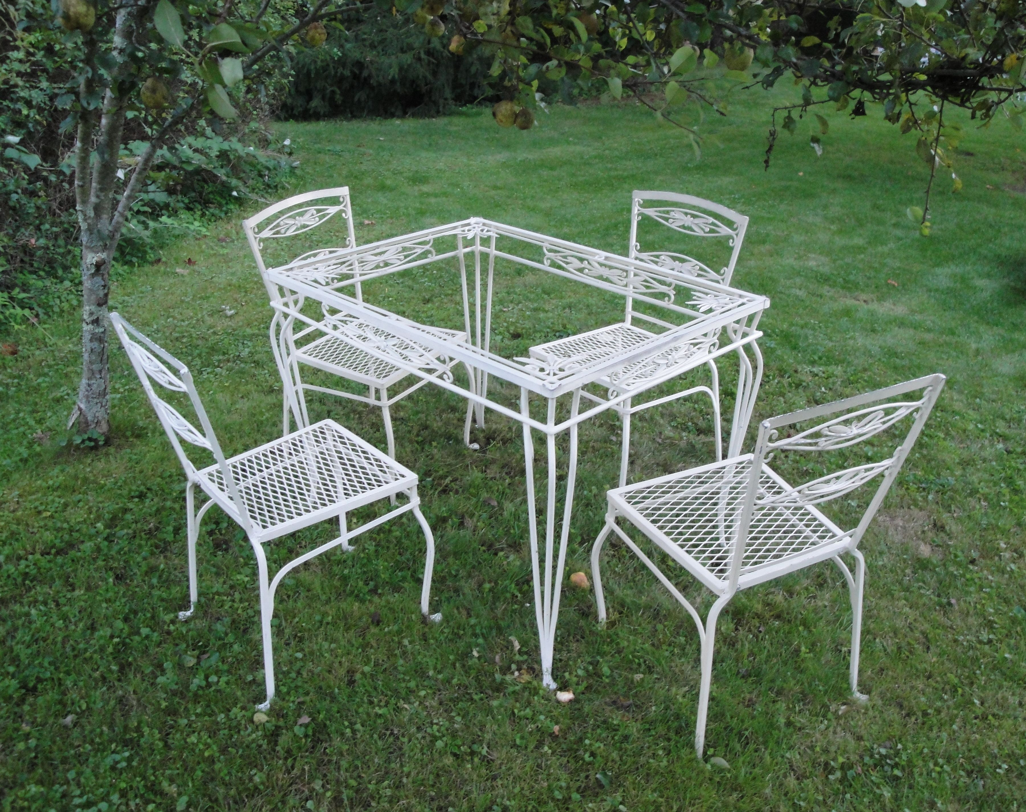 A Girl Can Dream Metal Patio Chairs Wrought Iron Patio inside sizing 3600 X 2850