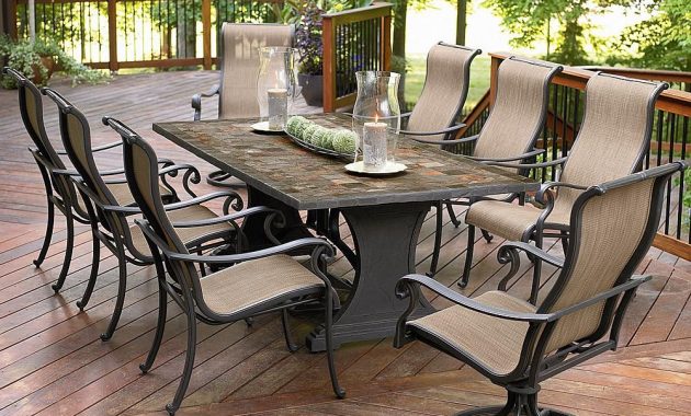 Agio Panorama 9 Piece Patio Set Get Top Entertainment Ideas inside dimensions 1000 X 1000