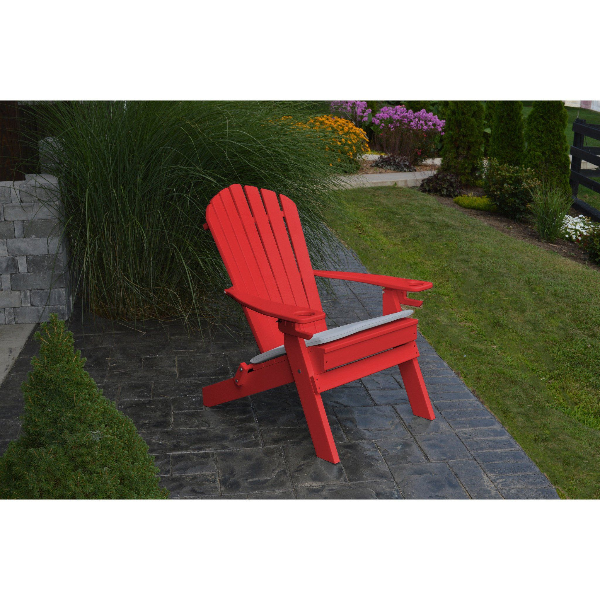 Al Furniture Company Folding Recycled Plastic Adirondack throughout sizing 2048 X 2048