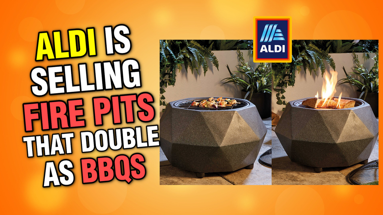 Aldi Is Selling Fire Pits That Double As Bbqs within measurements 1280 X 720