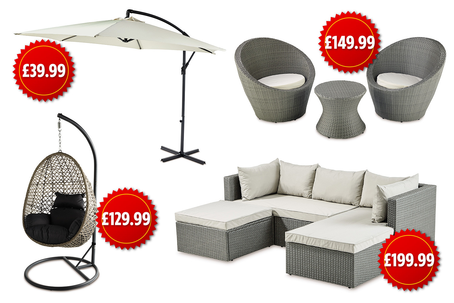 Aldi Selling Beautiful Garden Furniture For A Quarter The throughout size 1500 X 1000