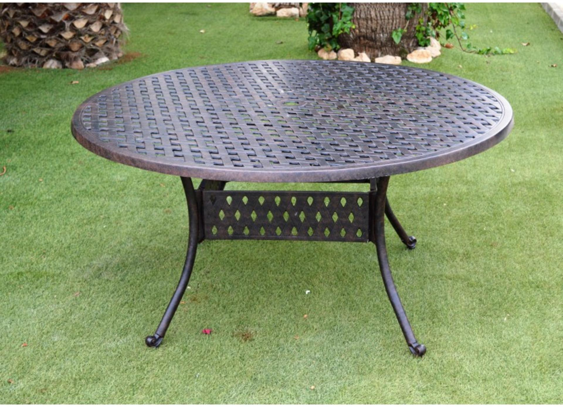 Almeria Large Round Patio Table Inspired 4 Furniture throughout measurements 1920 X 1390