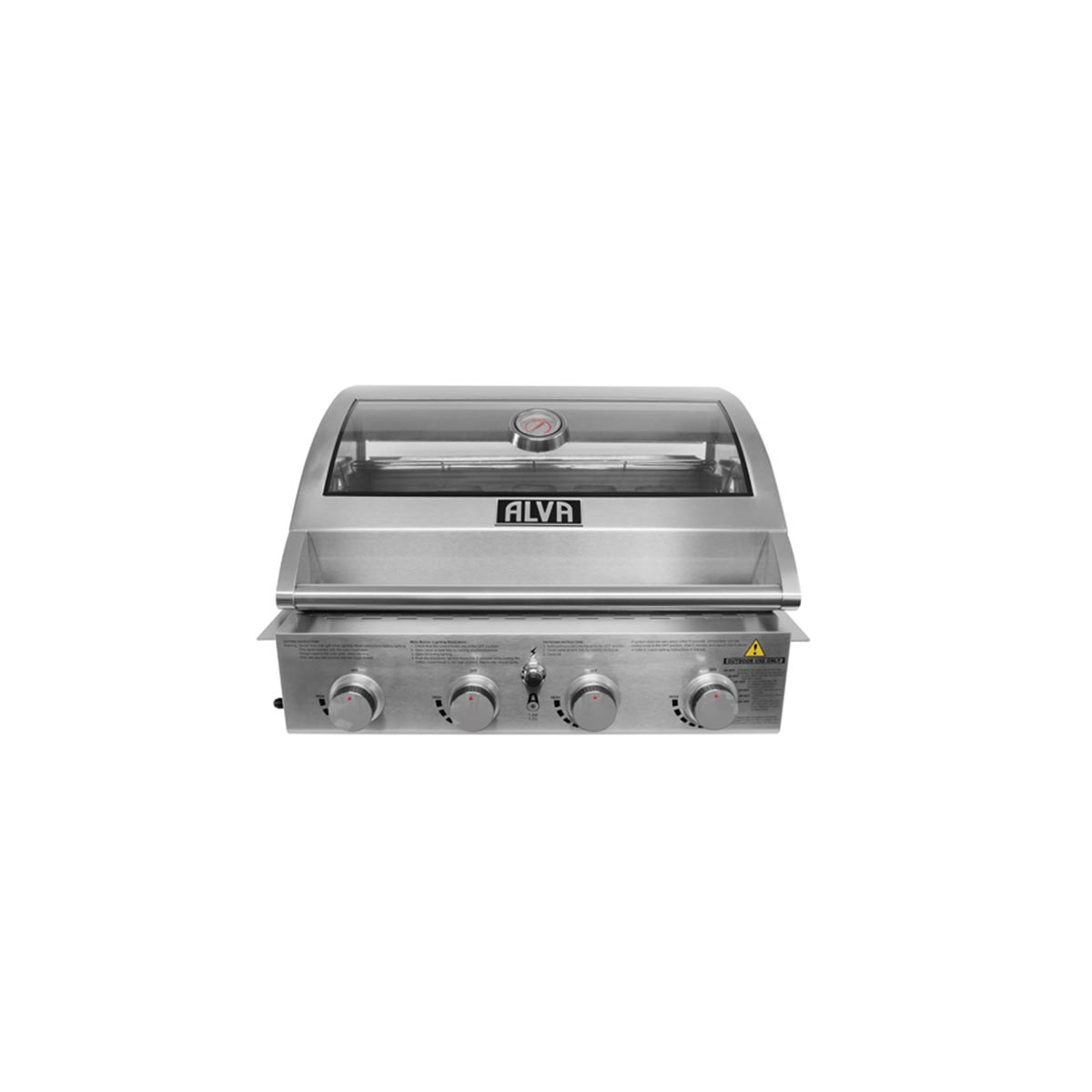 Alva Mojave 4 Burner Drop In Gas Braai with proportions 1200 X 1200