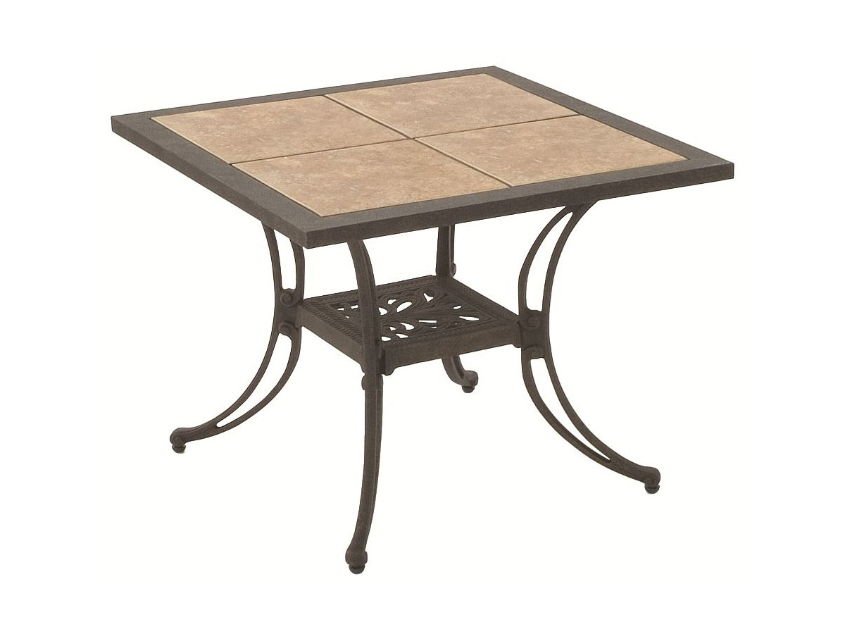 Amazing Tile Patio Furniture And Tile Cast Aluminum Square inside sizing 1200 X 900