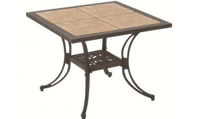 Amazing Tile Patio Furniture And Tile Cast Aluminum Square intended for dimensions 1200 X 900