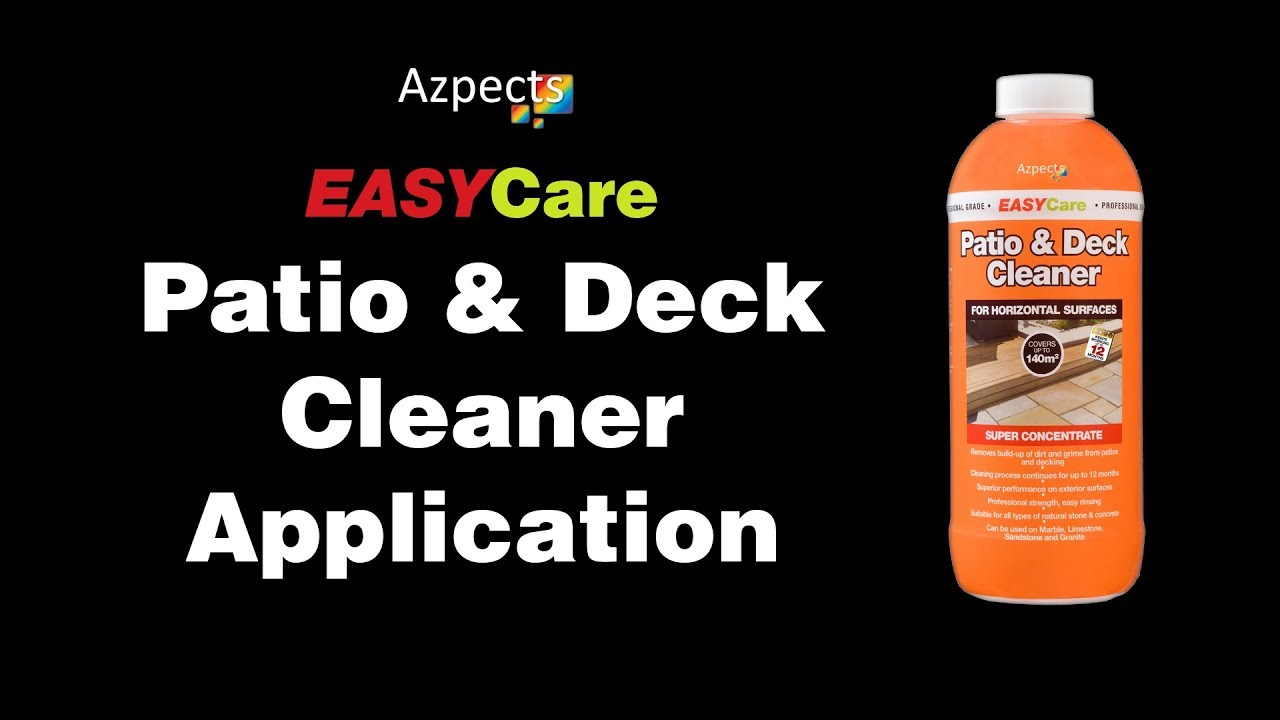Applying Patio And Deck Cleaner 2019 within measurements 1280 X 720