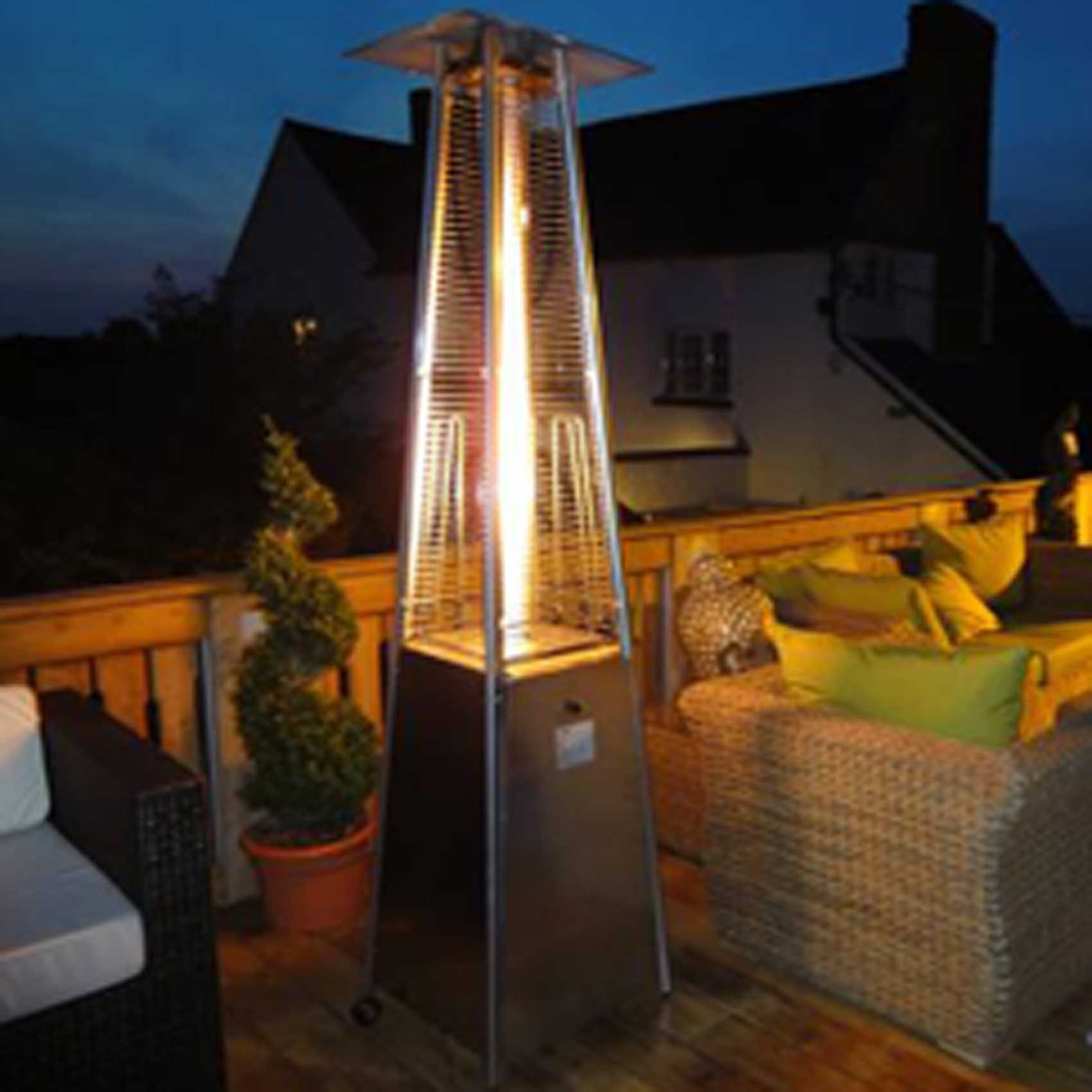 Athena 13kw Real Flame Commercial Patio Heater in proportions 1701 X 1701