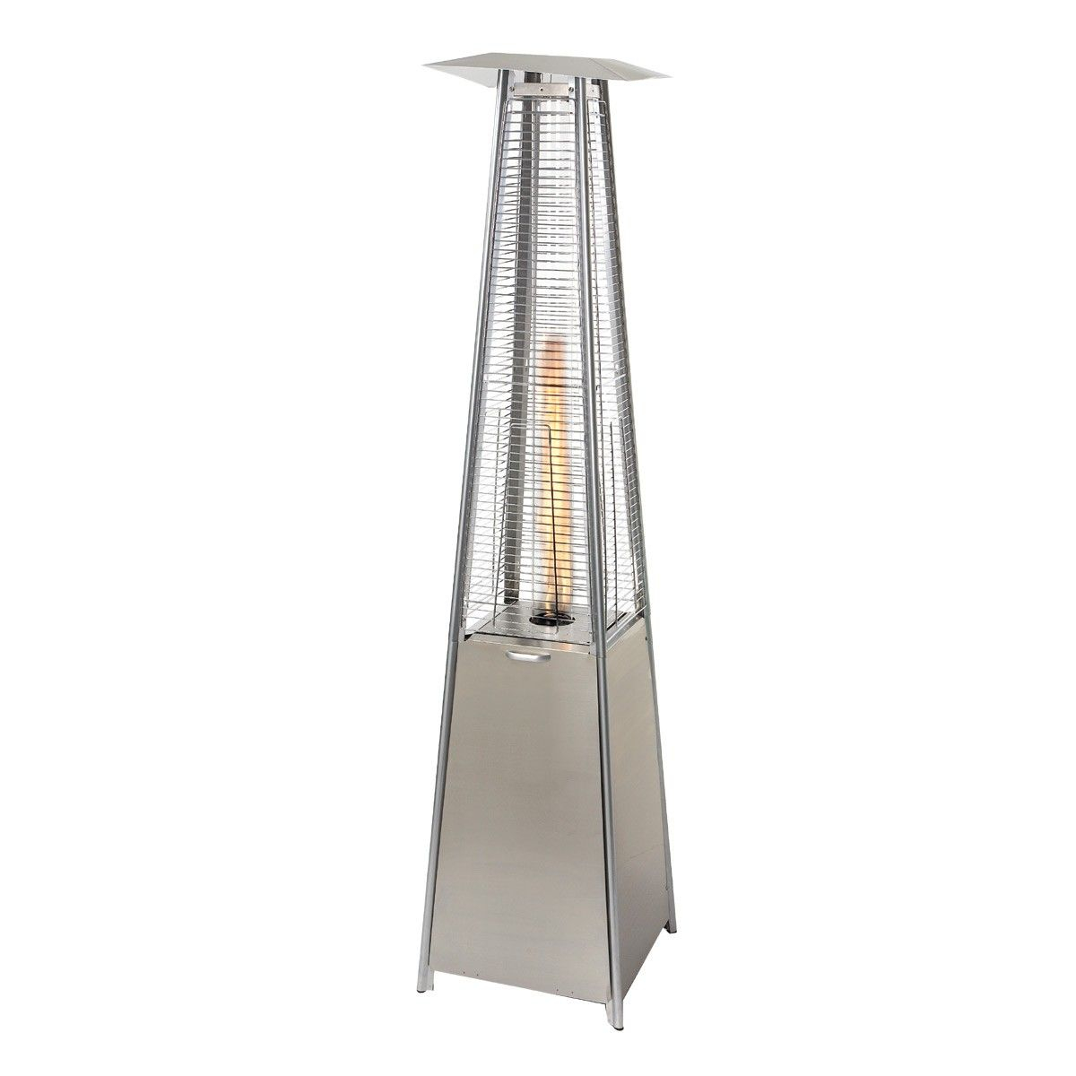 Athens 7ft Quartz Tube Gas Patio Heater Silver Patio intended for measurements 1200 X 1200