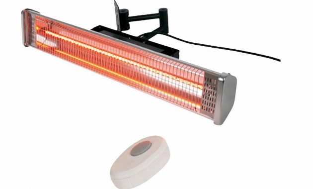 Az Patio 5118 Btu 120 Volt Aluminum Electric Patio Heater Outdoor Heat Garden pertaining to sizing 1345 X 835