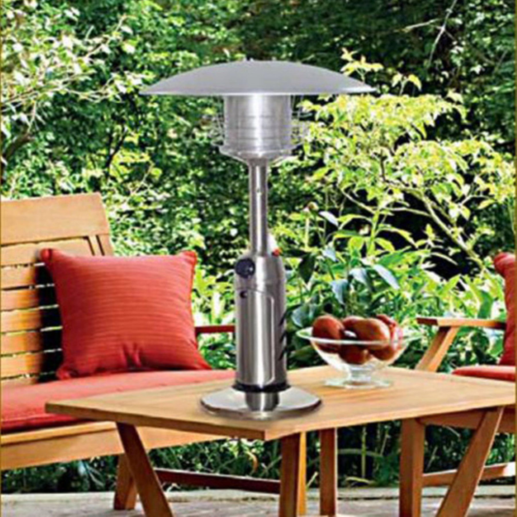 Az Patio Heater Portable Stainless Steel Tabletop Heater with measurements 1800 X 1800