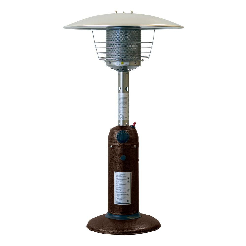 Az Patio Heaters 11000 Btu Portable Hammered Bronze Gas Patio Heater with proportions 1000 X 1000