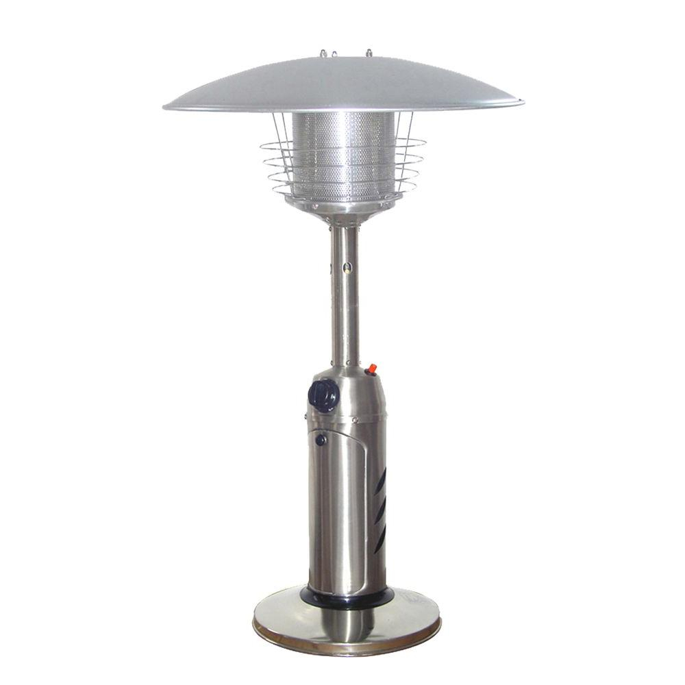 Az Patio Heaters 11000 Btu Portable Stainless Steel Gas Patio Heater throughout measurements 1000 X 1000