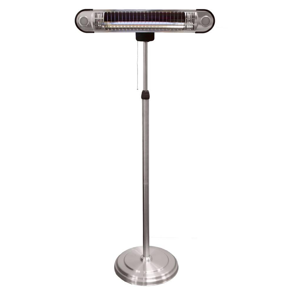Az Patio Heaters 1500 Watt Adjustable Infrared Heat Lamp Electric Patio Heater with regard to proportions 1000 X 1000