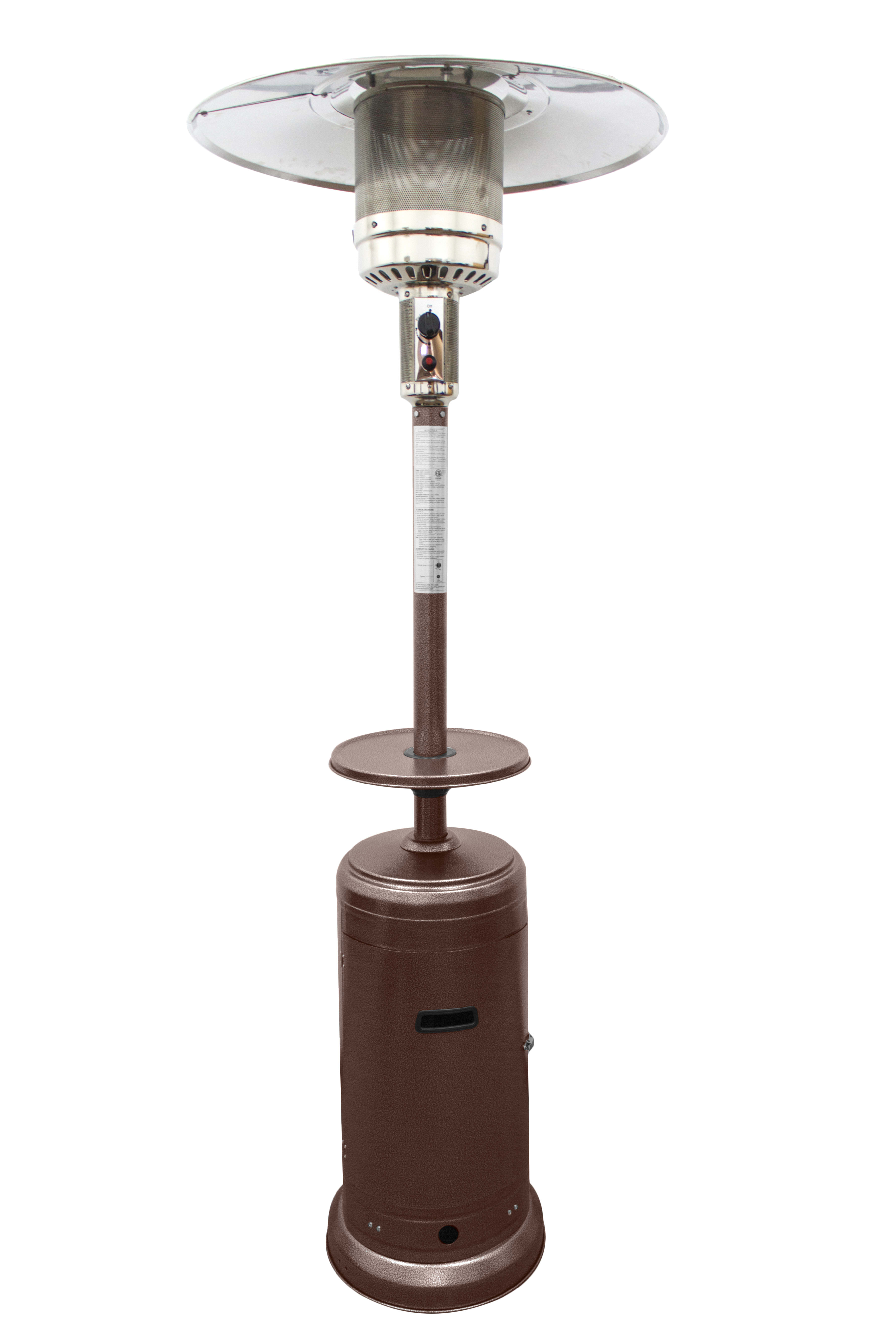 Az Patio Heaters 87 Hammered Bronze Patio Heater With Table in measurements 3600 X 5400