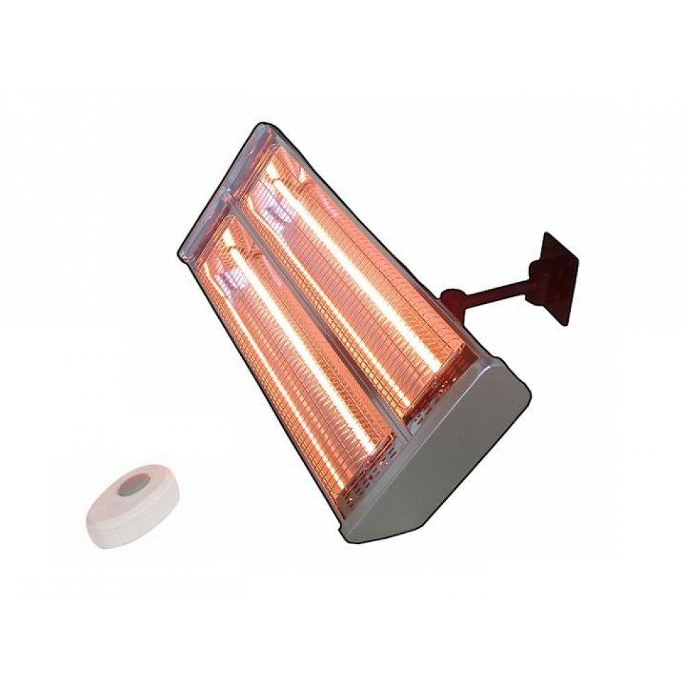 Az Patio Heaters Dual Bulb Wall Mounted Electric Infrared Heater 1500w regarding sizing 1000 X 1000