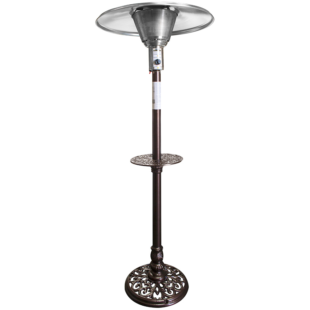 Az Patio Heaters Outdoor Cast Aluminum Natural Gas Patio Heater intended for measurements 1000 X 1000